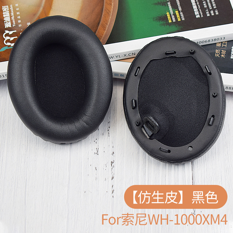 For Sony MDR-1000X WH-XM2 XM3 XM4 headphone earpads ear cushions leather cover over-ear