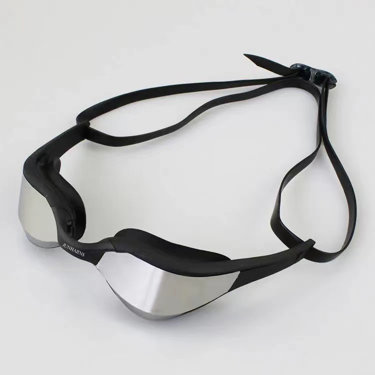 JUNHAIINS Junhai swimming goggles professional men and women swimming goggles anti-fog waterproof flat light racing wide-angle