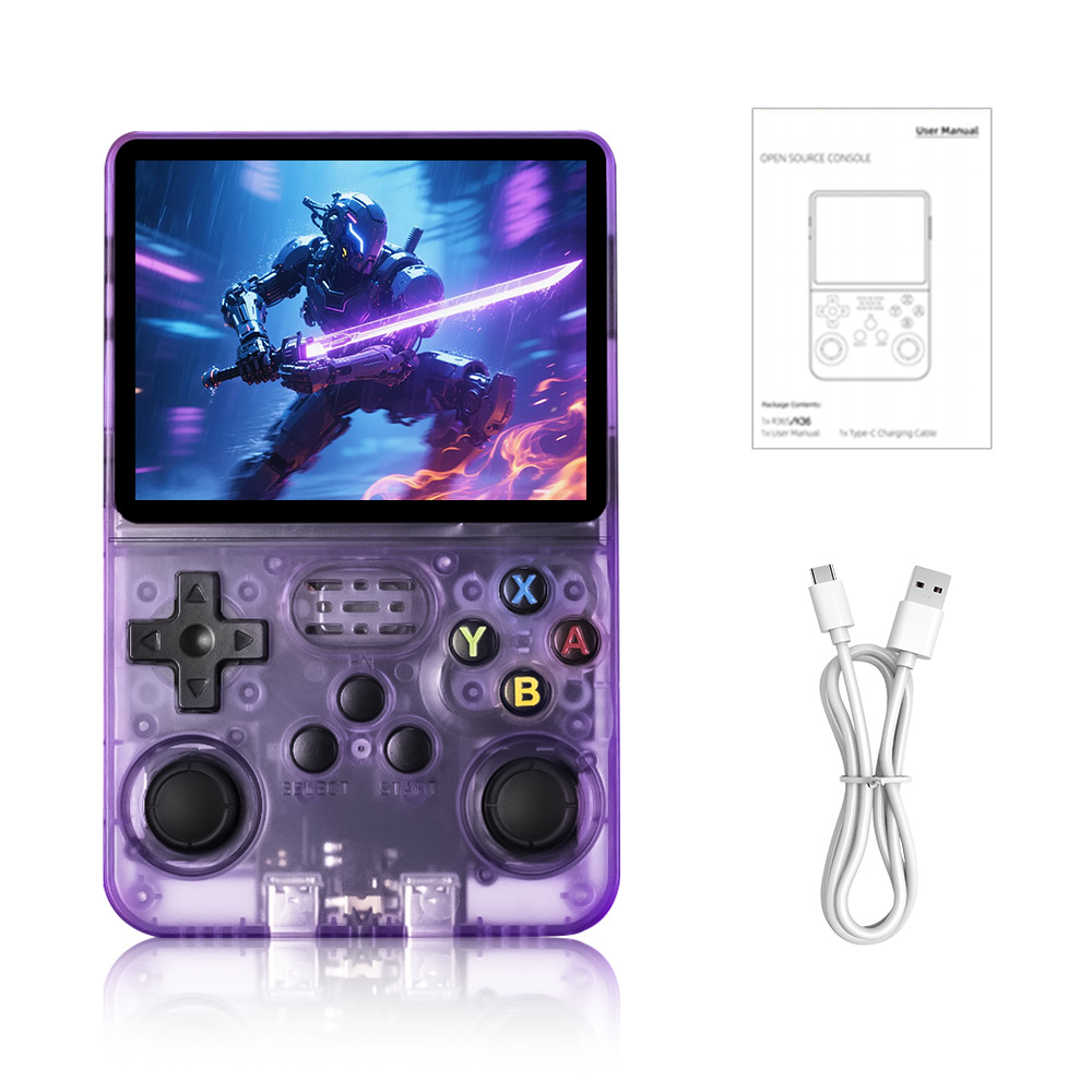 R36S New Open Source Handheld Console 3.5 Inch HD Nostalgic Arcade Portable Handheld Game Console