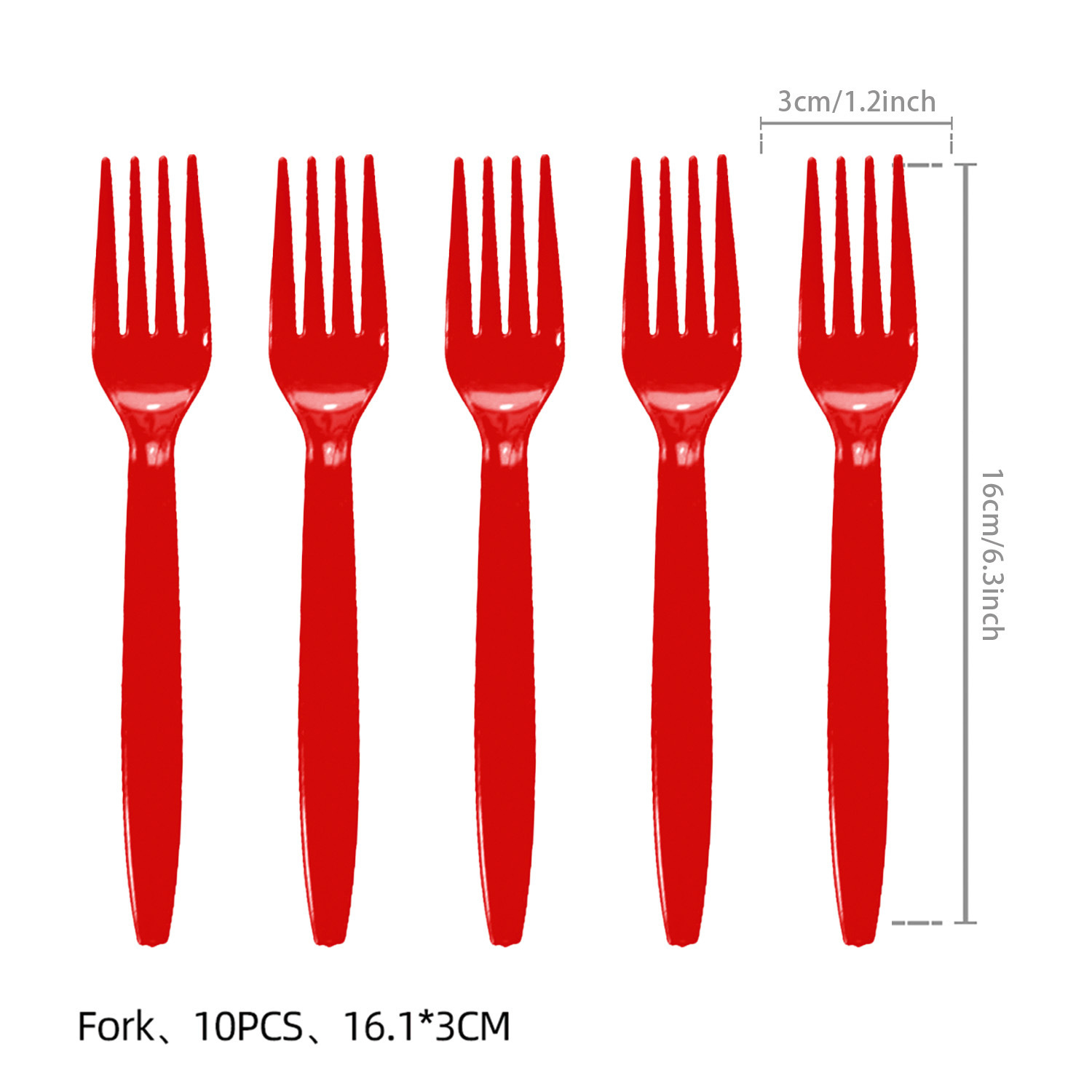 10PCS-叉