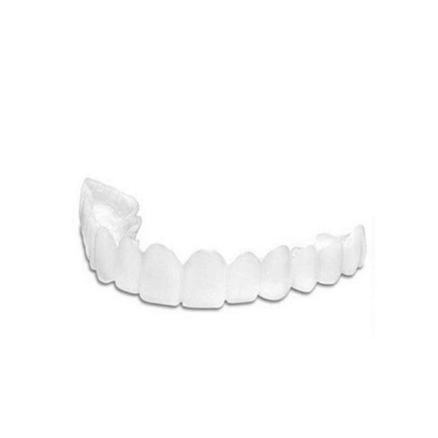 Upper and Lower Teeth Simulation Braces No Hole Braces Whitening Kit Second Generation Silicone Teeth Fake Disposable