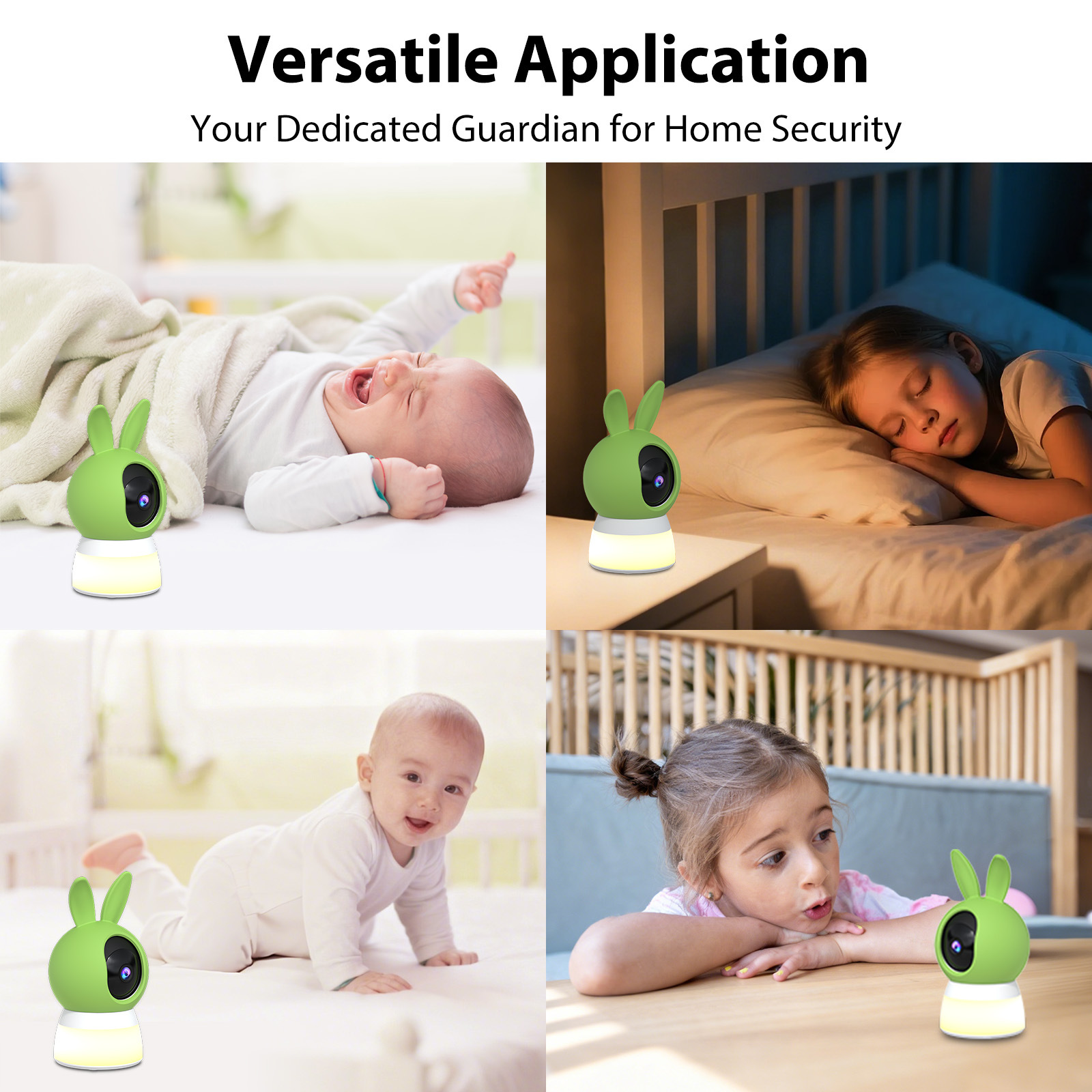 Home HD Security Camera with Warm Night Light Wireless Pan-Tilt Tuya icsee Surveillance Pan-Tilt Camera