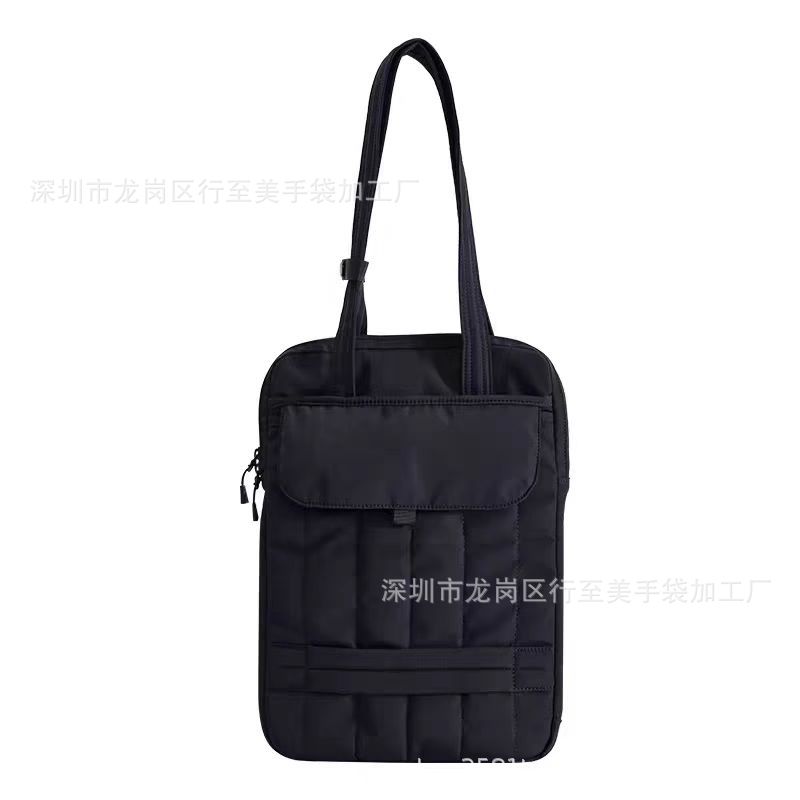 Durable nylon portable storage bag multi-purpose textile computer tote bag hand shoulder bag