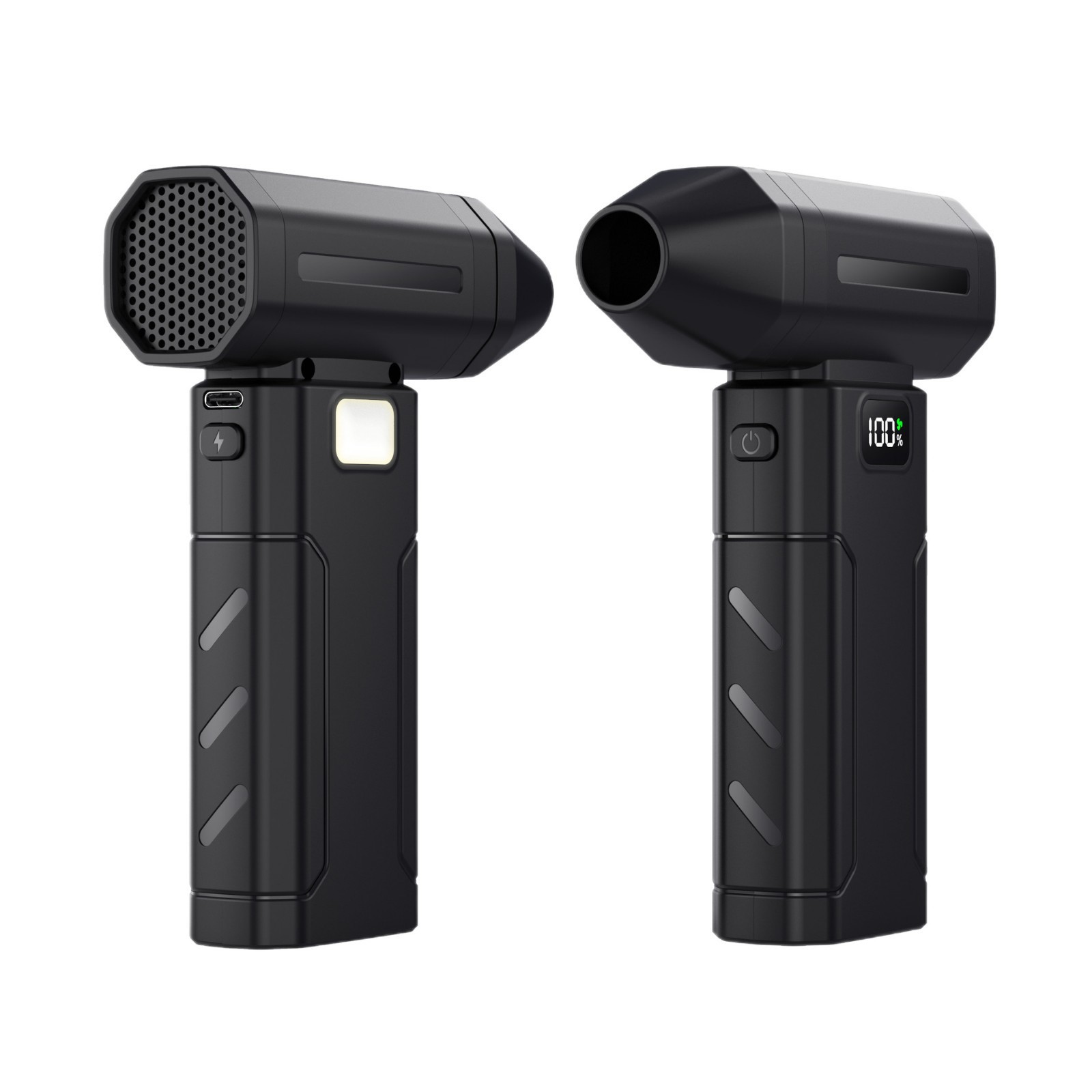 Selected Violent Turbo Fan High Speed Brushless Mini Portable Fan Outdoor Handheld Wireless Hair Dryer