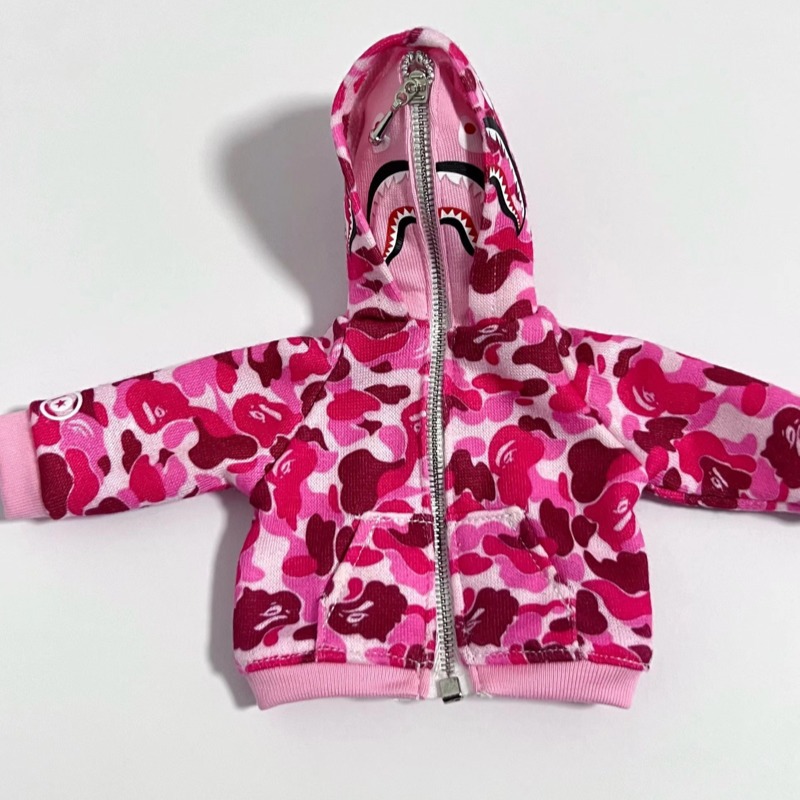Gazi Sister zsiga Ape BAPE jacket 'Yearning Place' doll clothes handmade outfit change cute camouflage pink