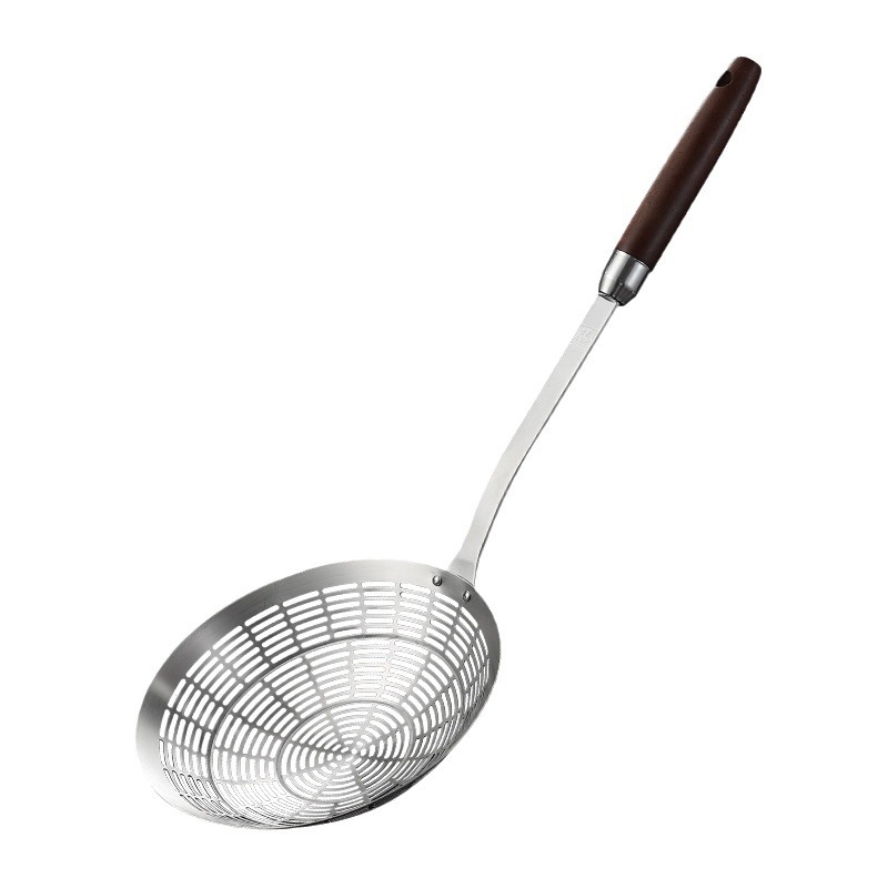 304 stainless steel slotted spoon, hot pot household colander, kitchen frying spoon, filter screen, strainer, noodle scoop, malatang slotted spoon