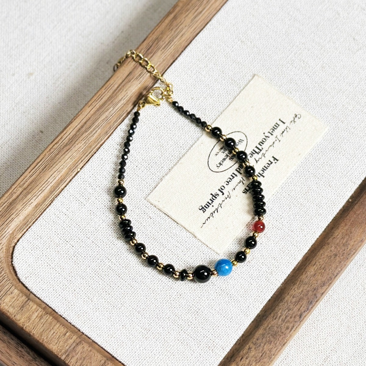 Dunhuang Style Red Agate Beaded Bracelet New Chinese Style Bracelet Women