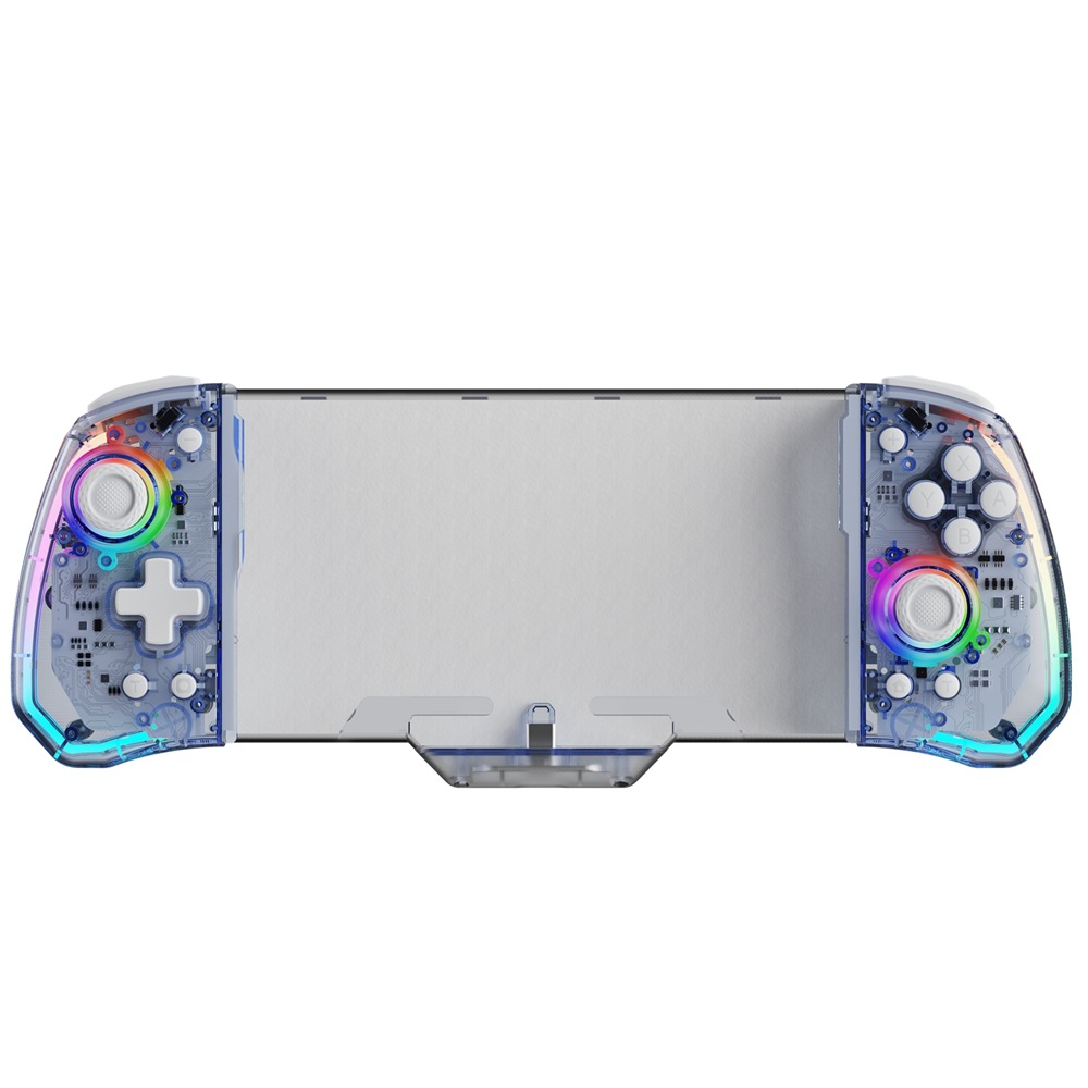 LinYuvo Lianyou switch plug-in game handle colorful RGB light back button metal joystick left and right handle