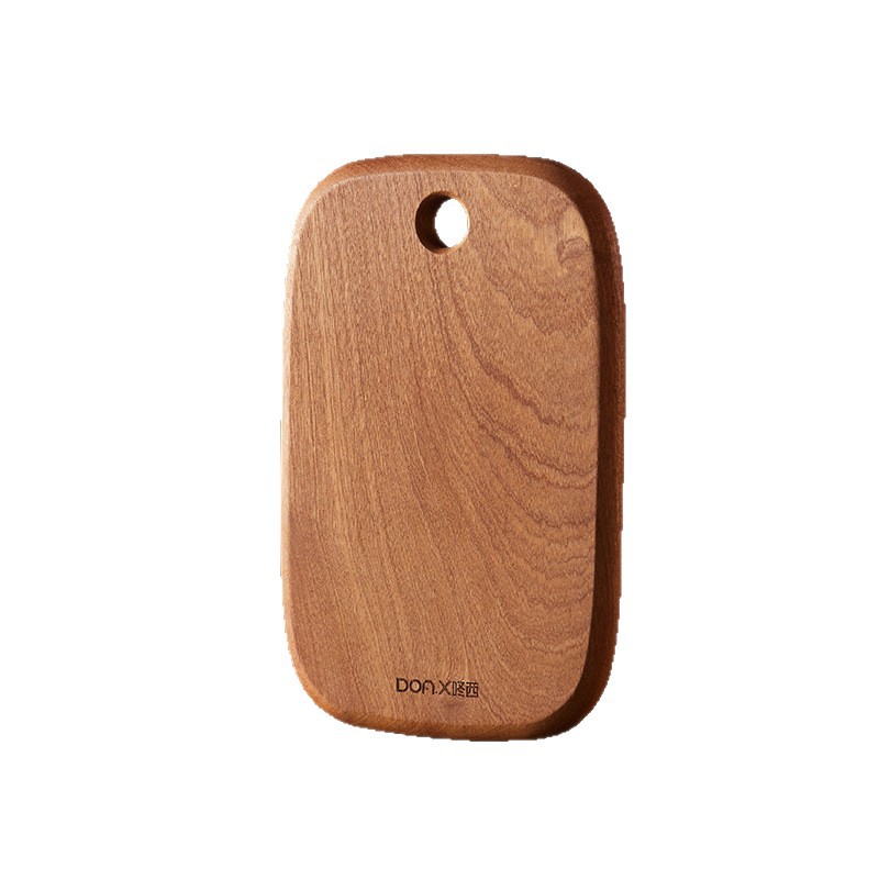 【Hedouc】Wutang Wood Oval Cutting Board Solid Wood Whole Wood Steak Bread Board Fruit Chopping Board Home Use Chopping Board