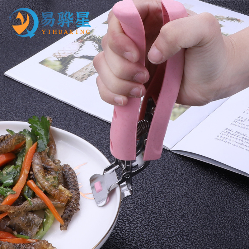 Stainless steel bowl lifter plate lifter multi-purpose kitchen gadget anti-slip household anti-scald clip bowl dish clip