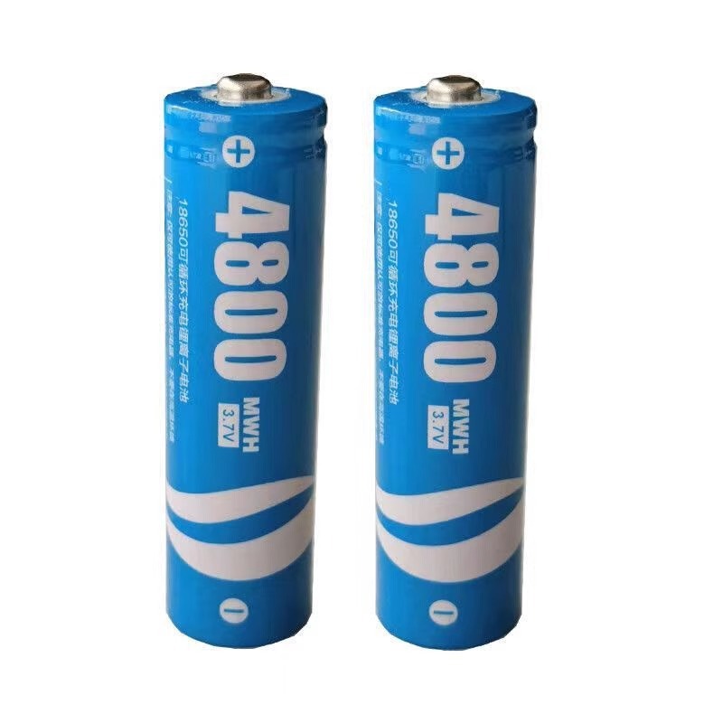Huibang Original 18650 Lithium Battery Flat Top 3.7V Rechargeable with Protection Board High Capacity for Opera Player and Radio