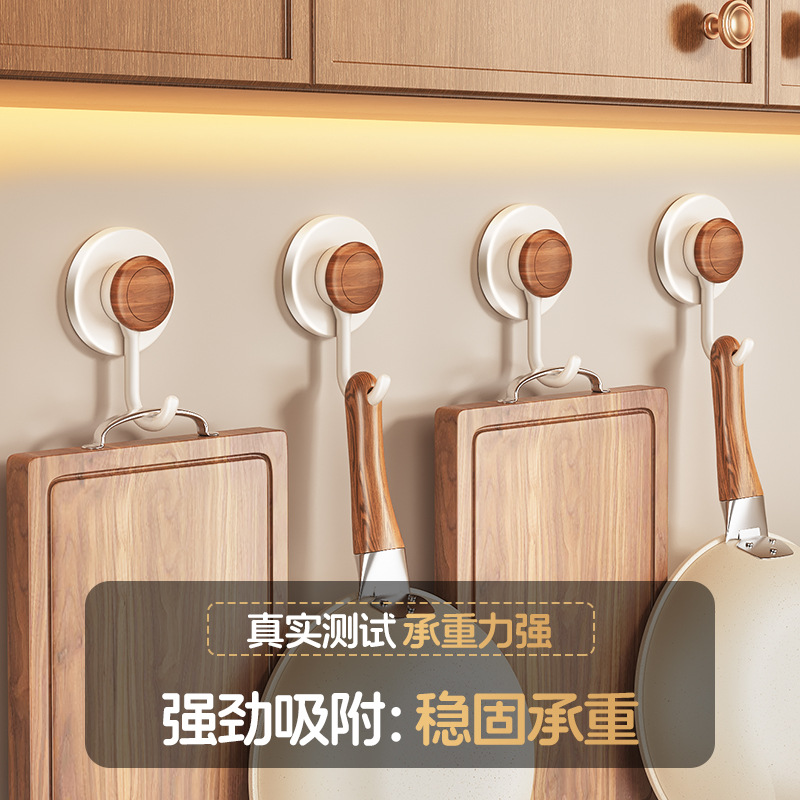 No-drilling Hook Adhesive Sticker Bathroom Toilet Behind Door Kitchen Wall-mounted Clothes Hat Storage