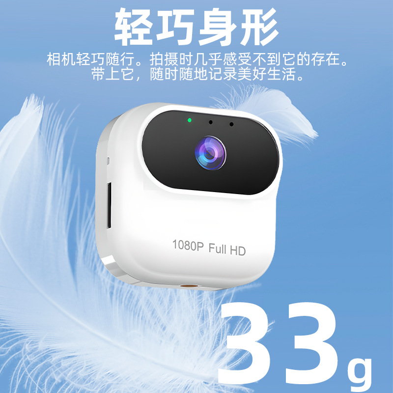 New Camera A8 Pet Camera HD WiFi Surveillance Cycling Pocket Head-mounted Camera