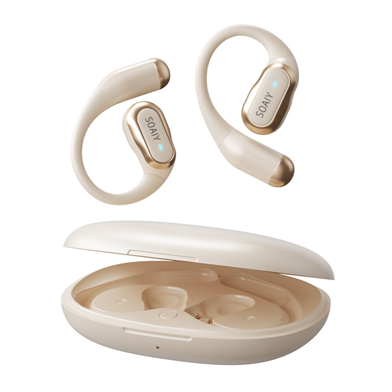 Soai GD52 Bluetooth Earhook Wireless Air Bone Conduction In-Ear High Quality Noise Reduction Sports Running New