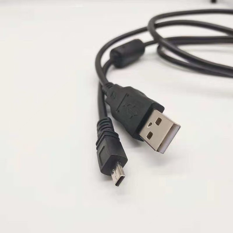 Digital camera phone universal USB to small port 8P8 pin data connection cable charging cable five-core wire