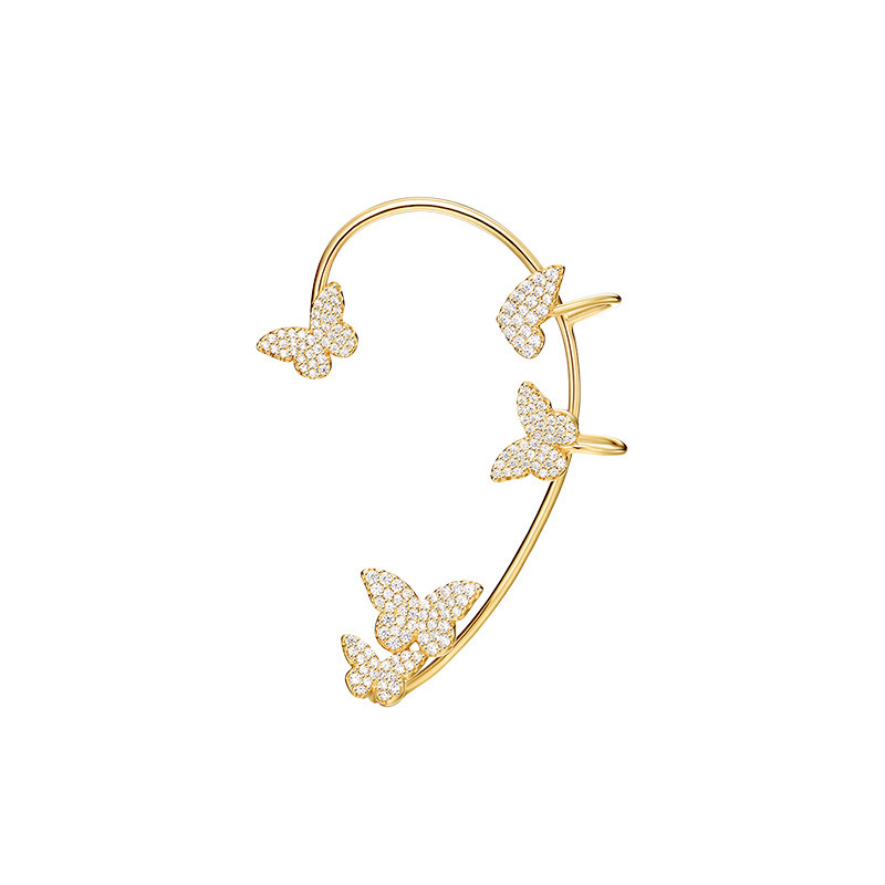 Fairy butterfly ear cuff no piercing earring feel jewelry