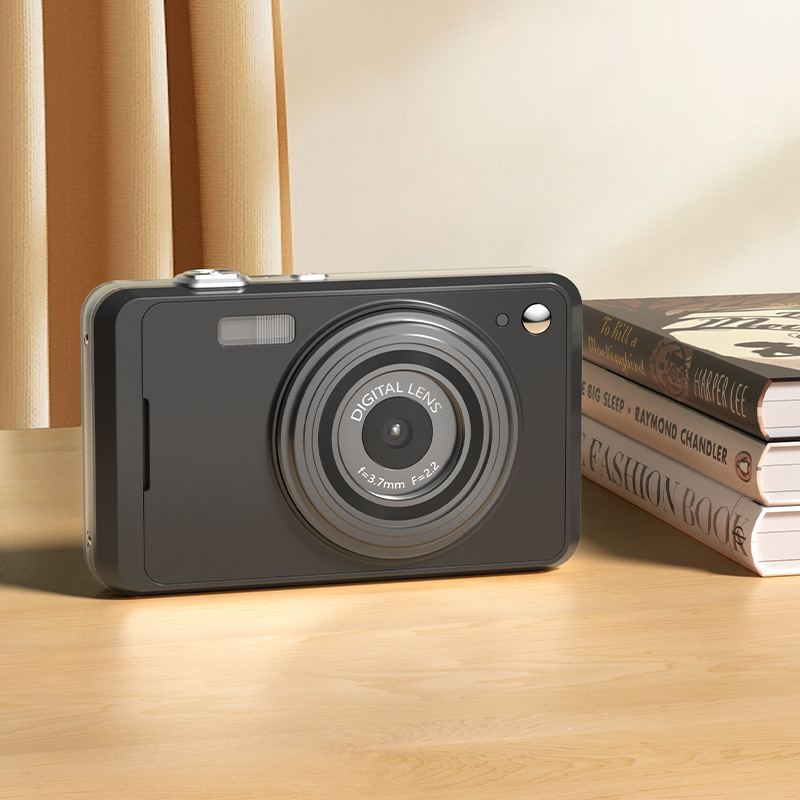 4K HD CCD Digital Camera Student Campus Entry Portable Travel Vlog Small Card Camera