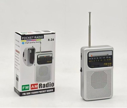 CMIK Rechargeable Radio FM Pocket Tuning Semiconductor Mini Portable Radio