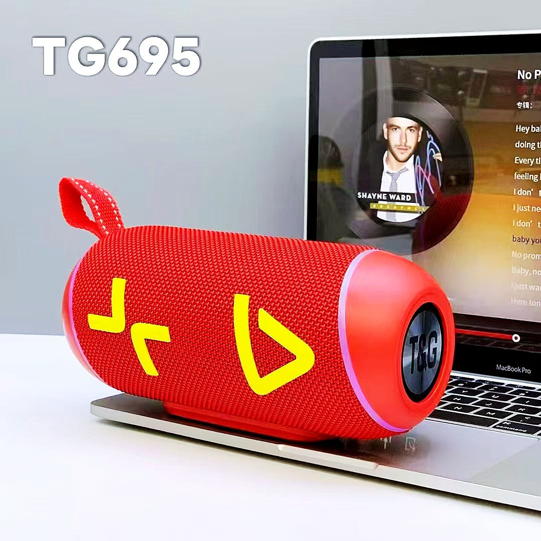 Portable TG695 Bluetooth Speaker Large Volume Gift Card TWS Couplet Sports Dynamic Subwoofer Speaker