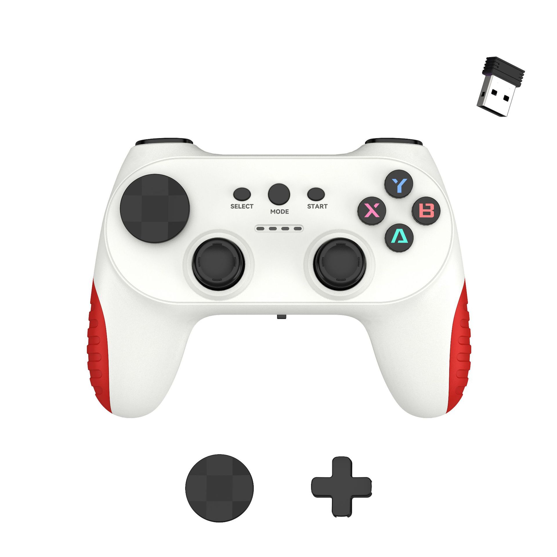 Black Myth USB Computer Game Controller Supports Android/P3/PC360 2.4G Wireless Game Controller
