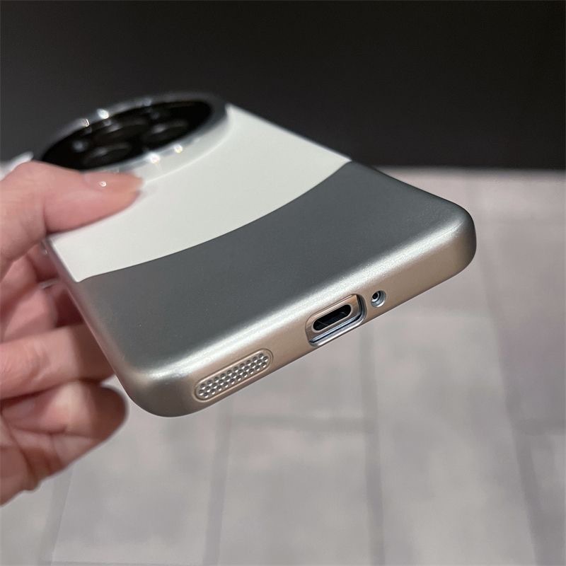 For Honor Magic6 Phone Case Stitched Vegan Leather Full Coverage Lens Film Anti-Drop Case Magic5pro Protective Case
