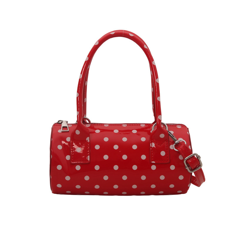 2026 New Handbag Cute Polka Dot Commuter Bag Women Boston Handbag