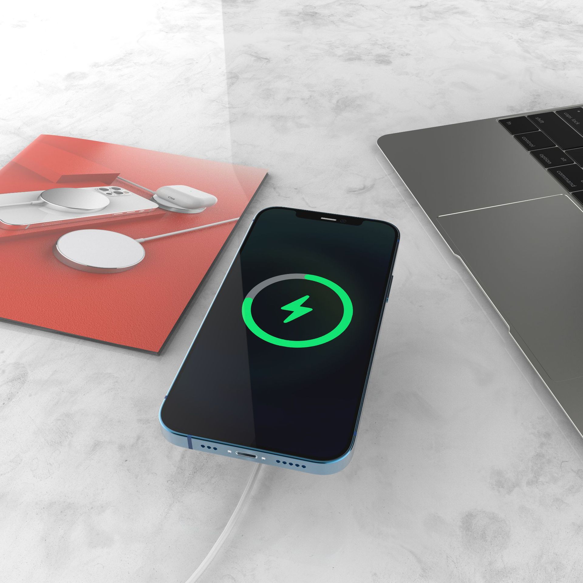Apple Magnetic Wireless Charger Strong Magnetic Fast Charging Compatible with Apple Phones and Earphones