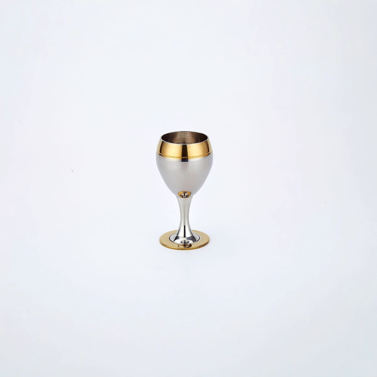 304 Stainless Steel Gold Rim Wine Glass Set Bar Cocktail Plate Bowl Restaurant Home Kitchen Supplies