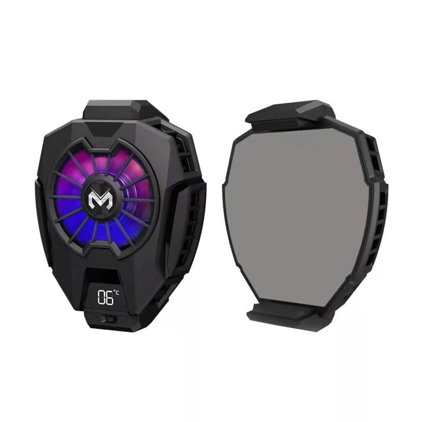 DL05 Phone Cooler Semiconductor Cooling Digital Display Back Clip Cooler Game Live Streaming Cooling