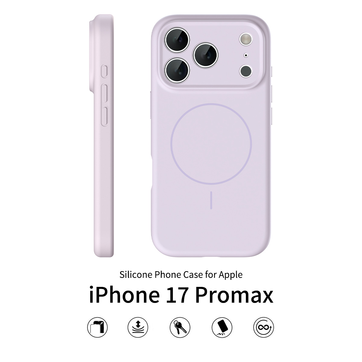 Moranti Purple · iPhone 17Promax【Magnetic attraction】