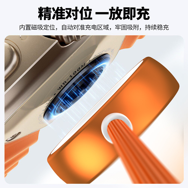 2-in-1 PD100W Watch Wireless Charging Data Cable Fast Charging Braided Cable for Apple Watch
