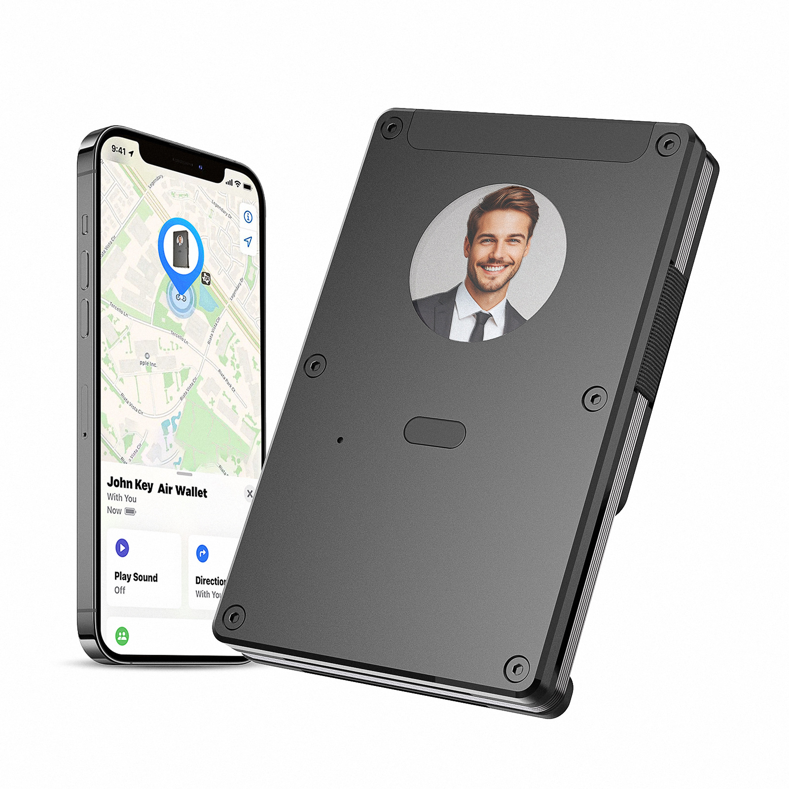 2026 New DIY E-Ink Find My Location Card Holder for Apple Android