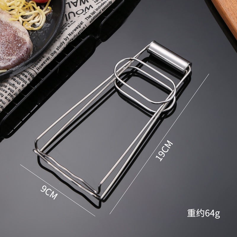Stainless steel plate lifting clip bowl dish clip anti-scalding plate lifter kitchen small tool anti-scalding clip kitchen plate lifter