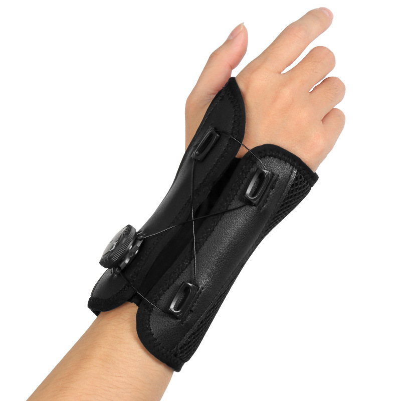 Tendonitis Wrist Guard Protection Sleeve Knob Adjustment Sports Finger Protection Wrist Fracture Strain Sprain Recovery Support Brace