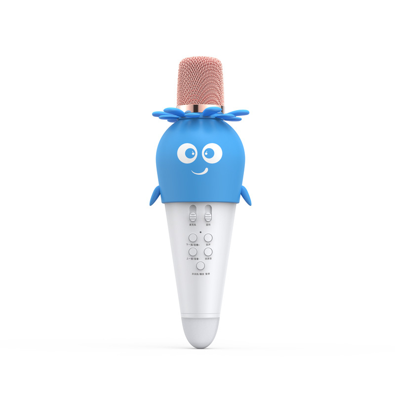 Wireless Microphone Speaker All-in-One Mobile Live Streaming Bluetooth Singing Special Support Customization