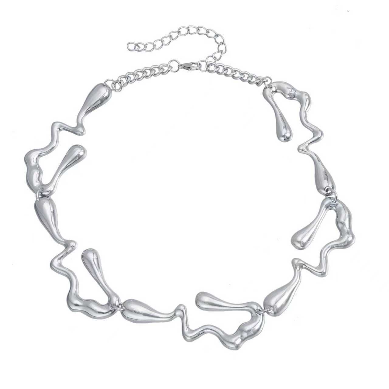 Accessories Irregular Necklace Set Lava Style Irregular Necklace and Earrings
