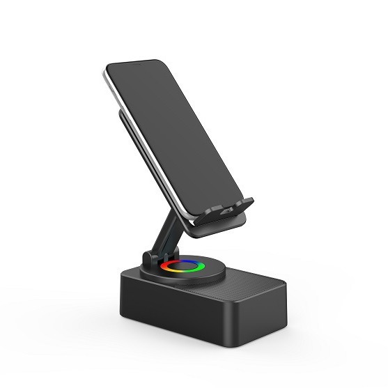 Four-in-One Charging Tablet Phone Holder Wireless Bluetooth Speaker Desktop 360 Rotating Audio