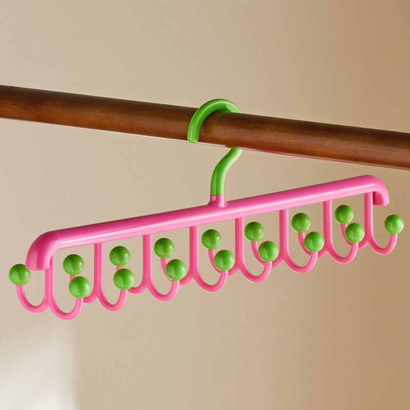 Patent Multifunctional Hanger Hook 360 Degree Rotating Clothes Hook Scarf Sling Underwear Storage Hook 16 Hooks