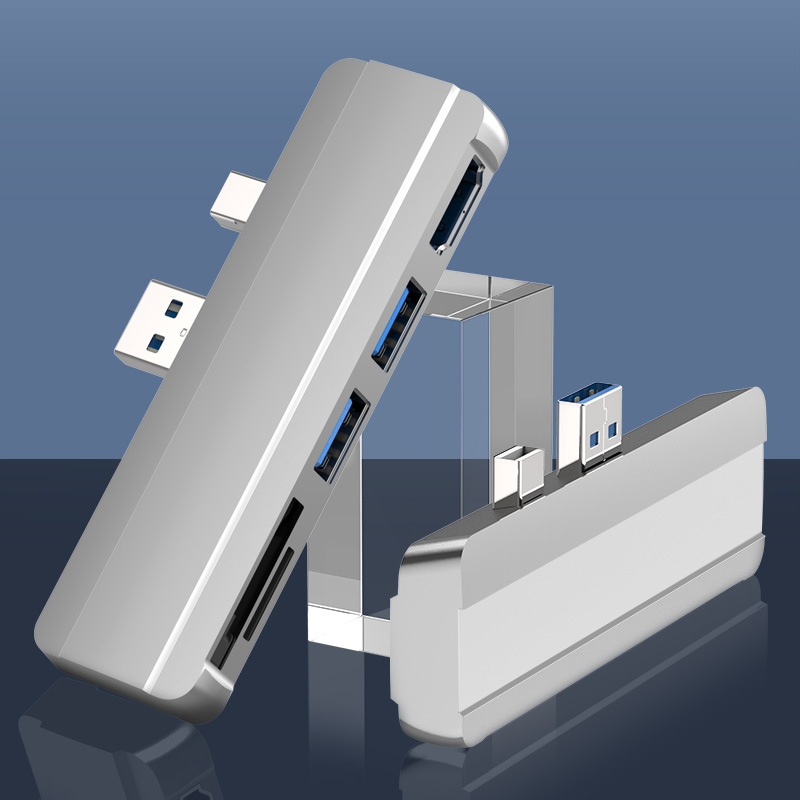 For Surface Pro 4/5/6 Docking Station USB to HDMI Screen Mirroring Card Reader Expansion Hub