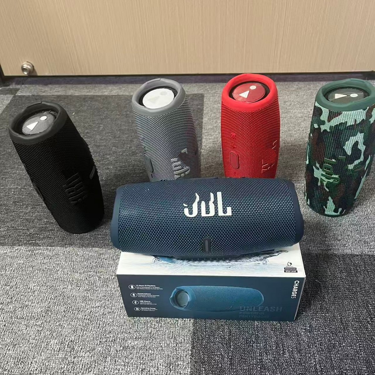 Exclusive for JB Charge5 Music Speaker Shockwave 5th Gen Portable Outdoor Sports Speaker with Label Shipping