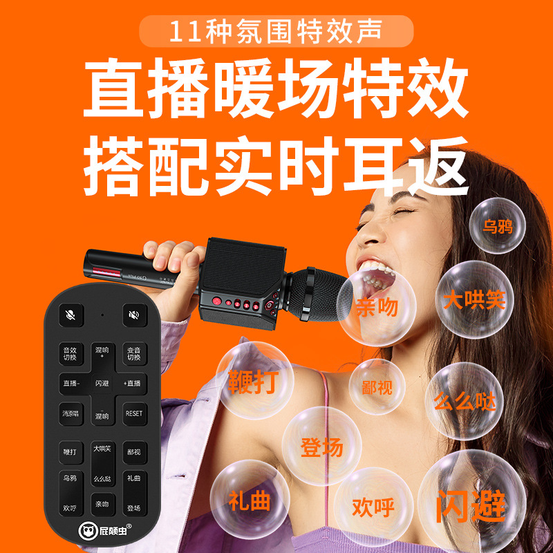 Pidianchong G30 Plus microphone speaker integrated microphone home wireless bluetooth mobile phone K song singing