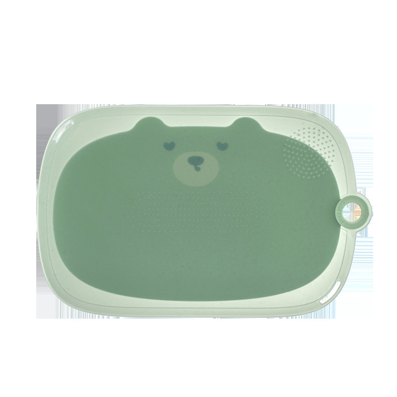 Household Plastic Cutting Board Fruit Vegetable Chopping Board Kitchen Tool Outdoor Small Board Baby Complementary Food Double-Sided Cutting Board