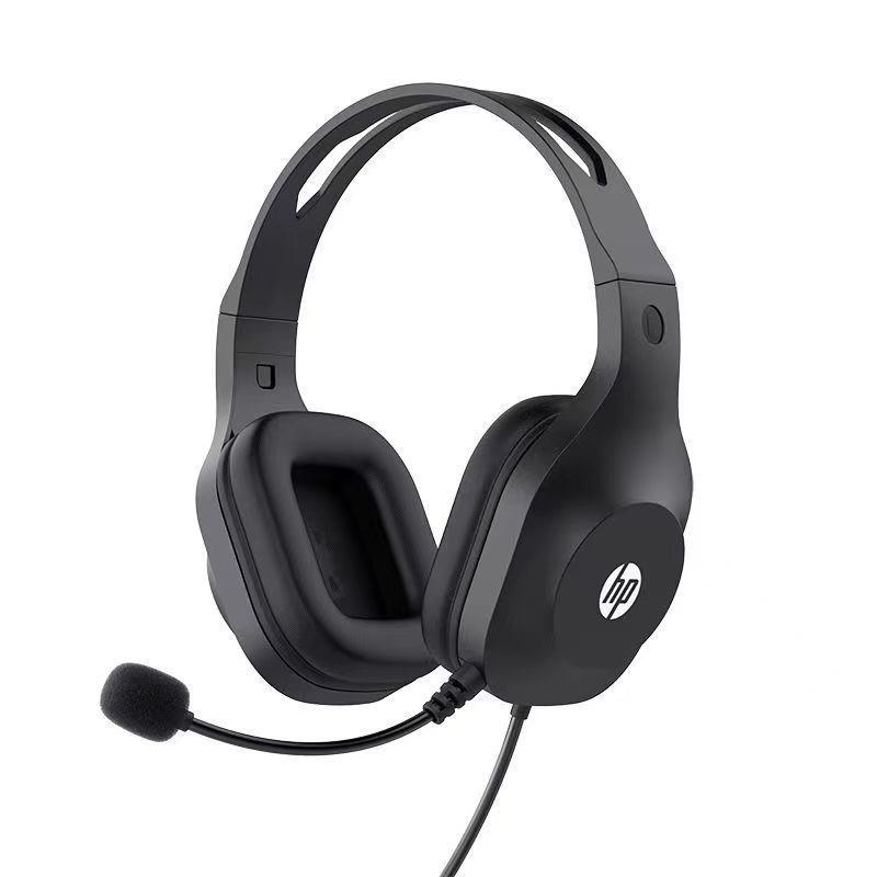 DHH-1601 Wired Over-Ear Computer Headset Earphone Learning Exam Desktop Computer 3.5 Dual Plug