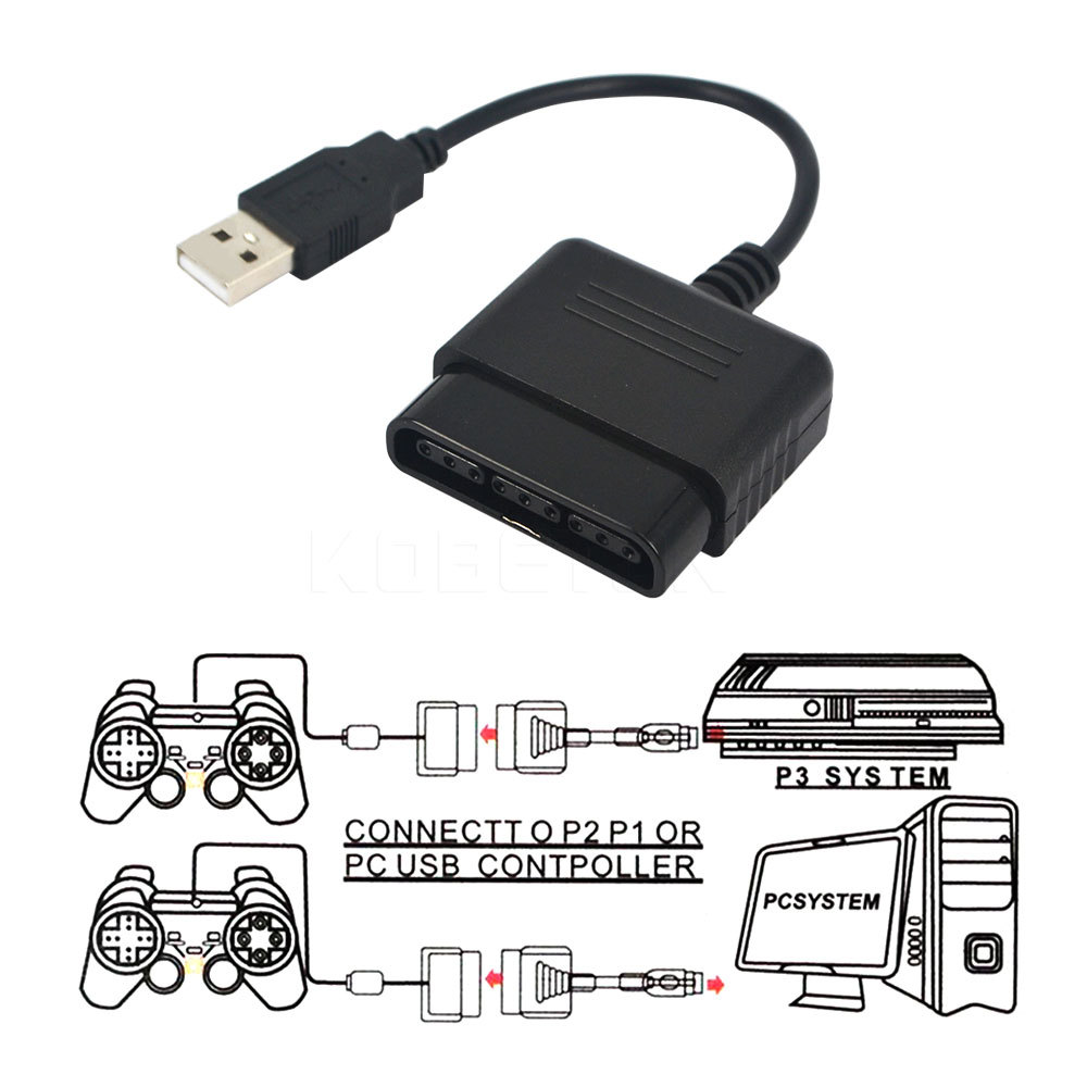 P2 to P3 Converter USB TO PS3/PC Controller Adapter P2 Game Controller Converter