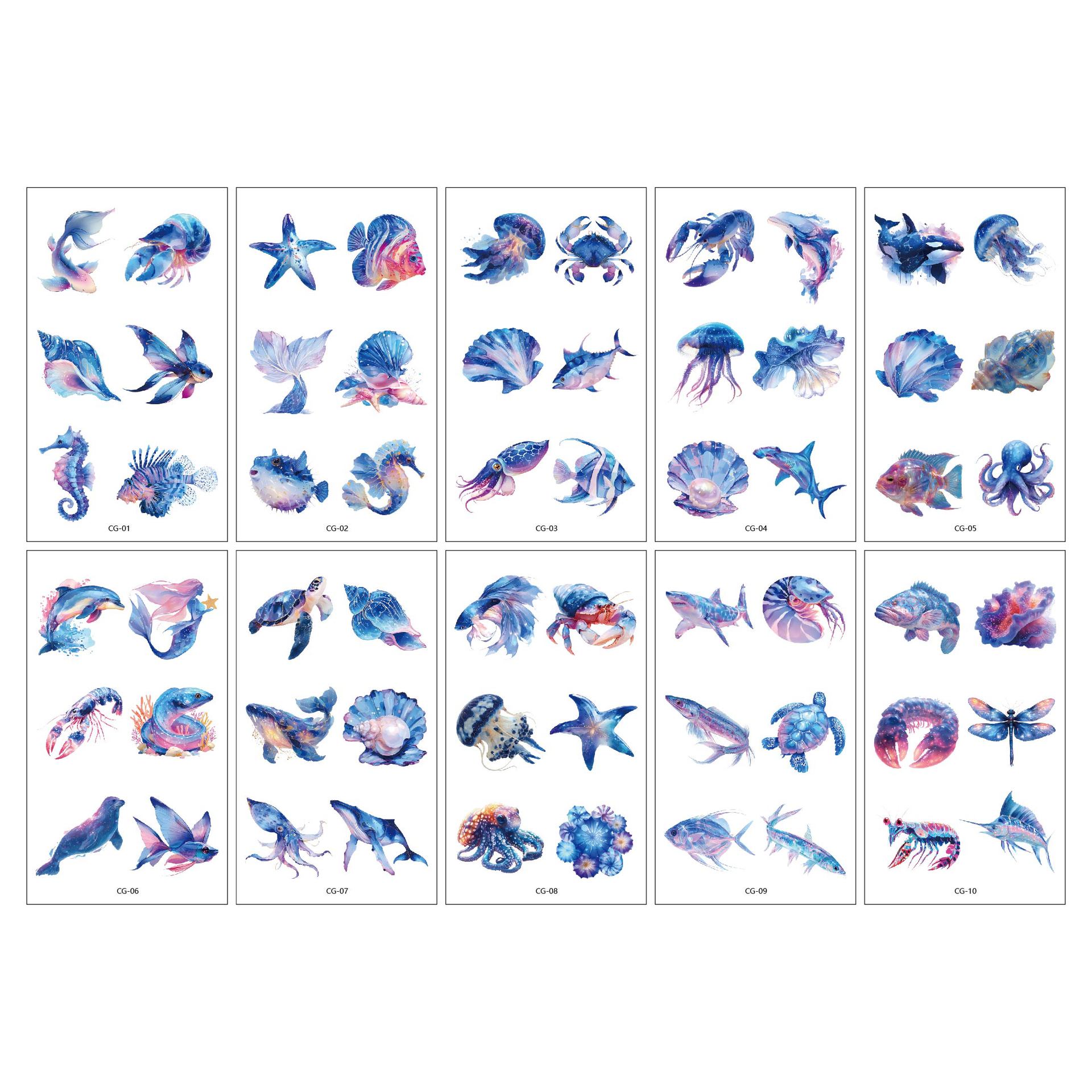 CG海底动物 · 6.8*12(数量拍10为一套）
