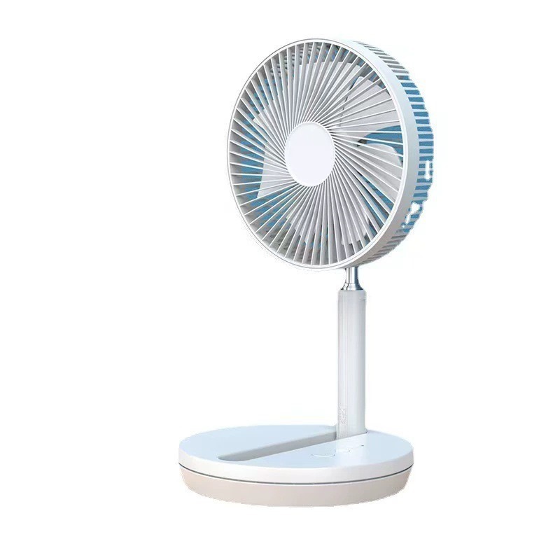 P10 New Camping Fan Desktop Floor Folding Telescopic Home Outdoor with LED Light Remote Control Portable Fan