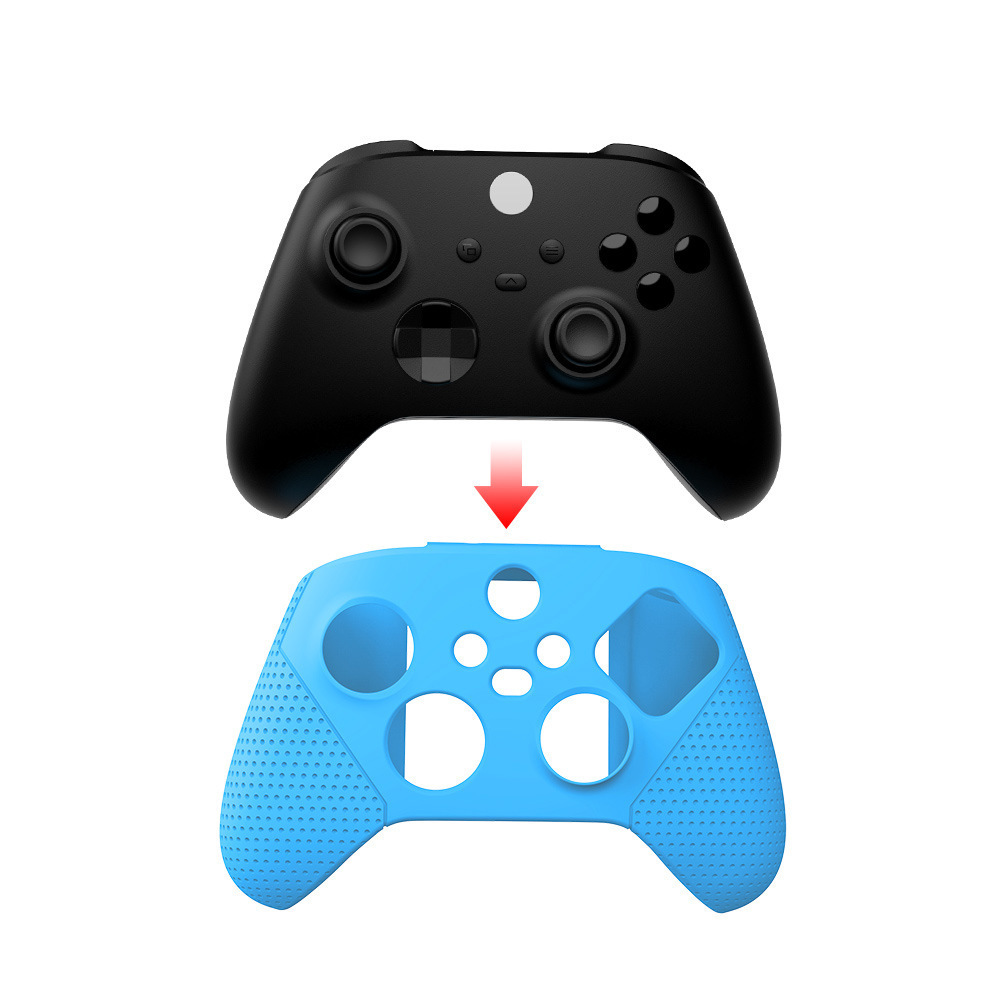 XB Series X/S Game Controller Protective Case Series Controller Silicone Anti-Slip Case + Joystick Cap
