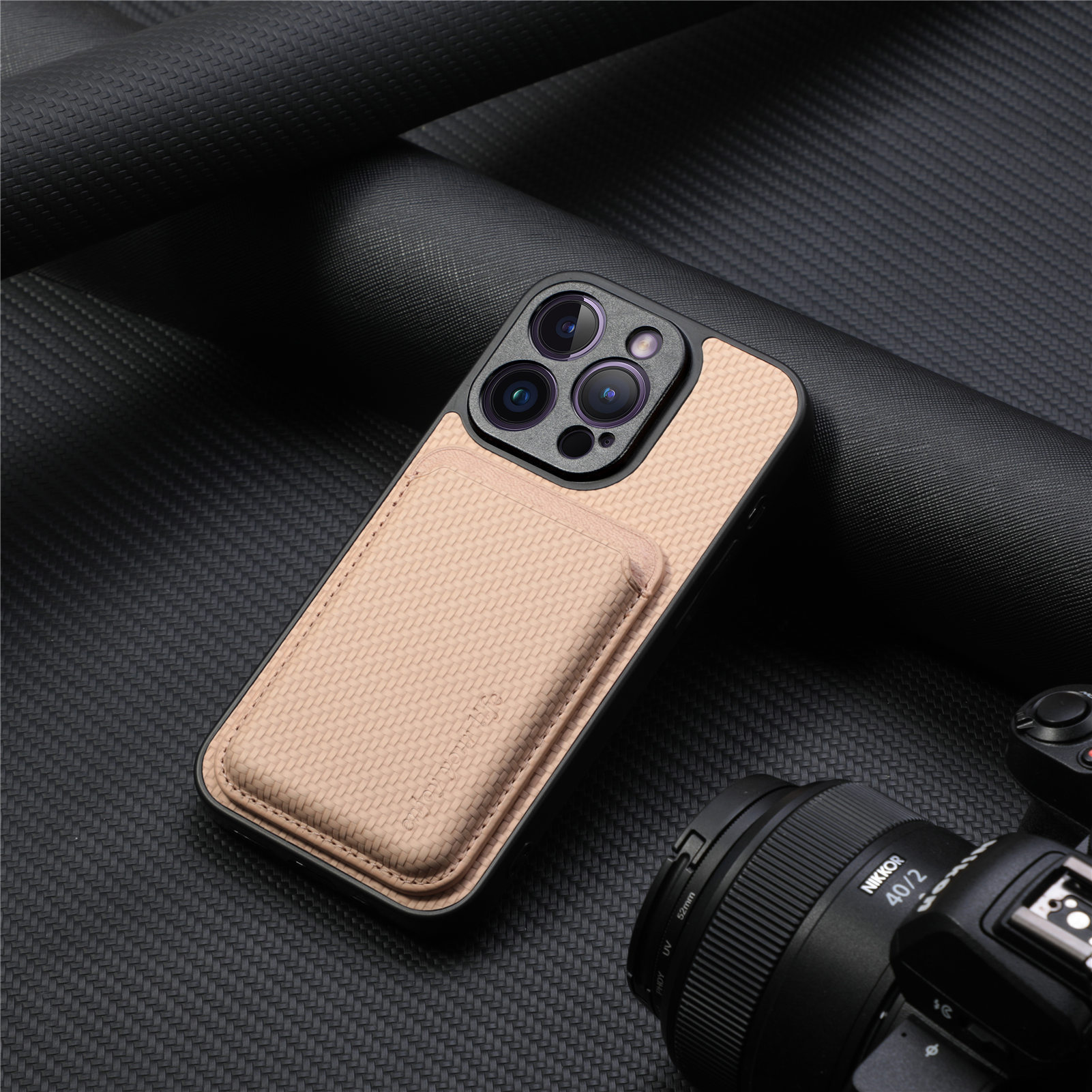 For Redmi Note 14 back sticker Magsafe magnetic card case 14C phone case Xiaomi 14T Pro protective leather case