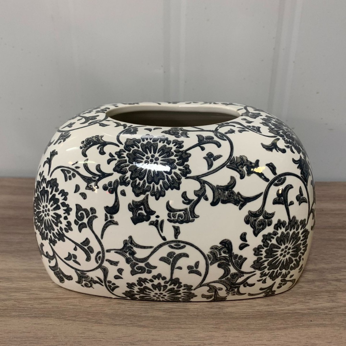 Chinese Countryside Ceramic Household Tissue Box European Style Living Room Dining Room Decorative Tissue Box Napkin Tissue Box