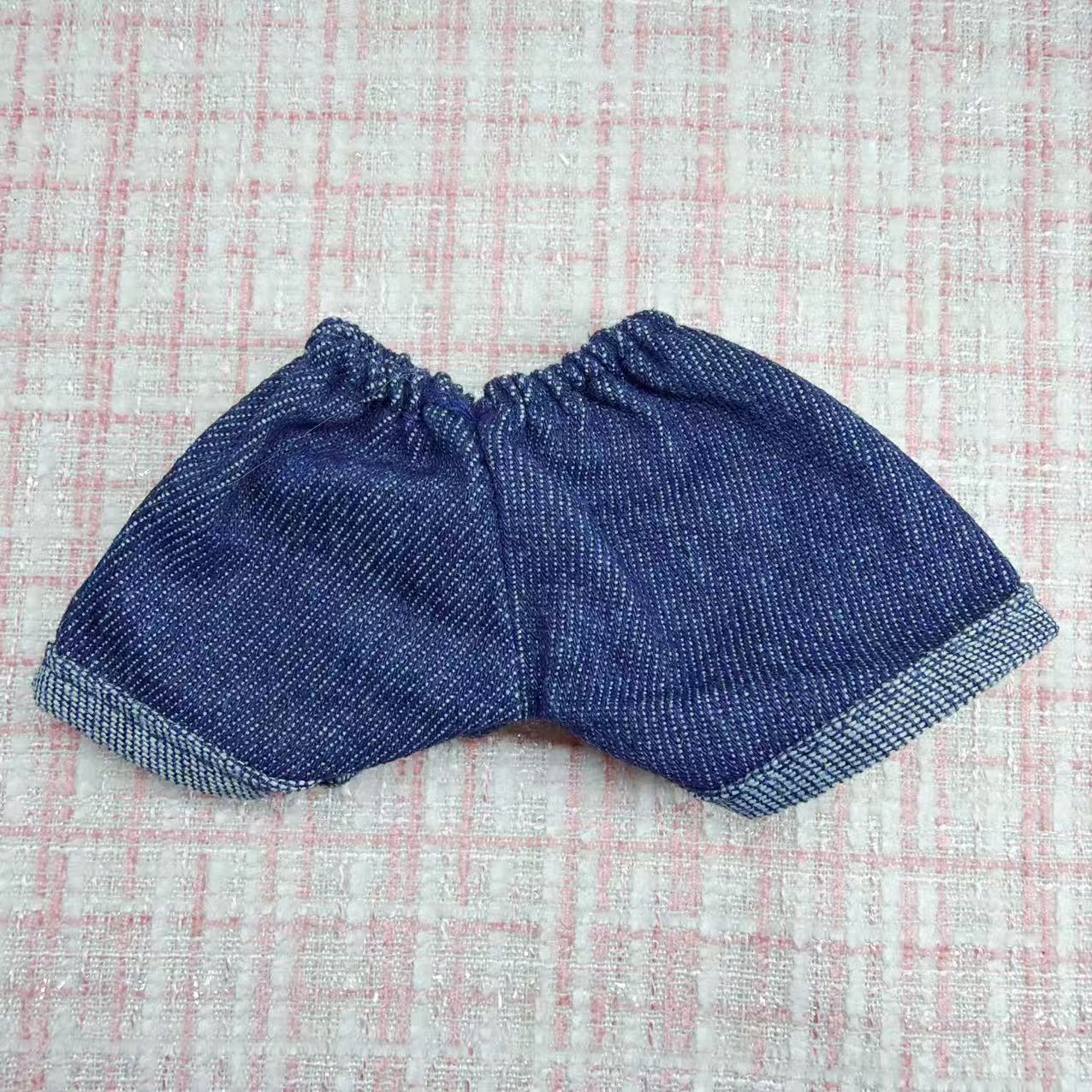 20CM Doll Pants Cotton Doll 17CM Labubu Doll Clothes Small Pants Floppy Ear Rabbit Jeans